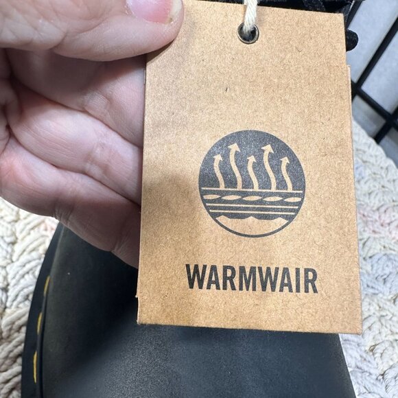 Dr. Martens Womens size 8 Leather Boots Fur Lined 1460 Serena Black WarmWair - Picture 7 of 9